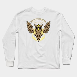 Nocturnal Owl Long Sleeve T-Shirt